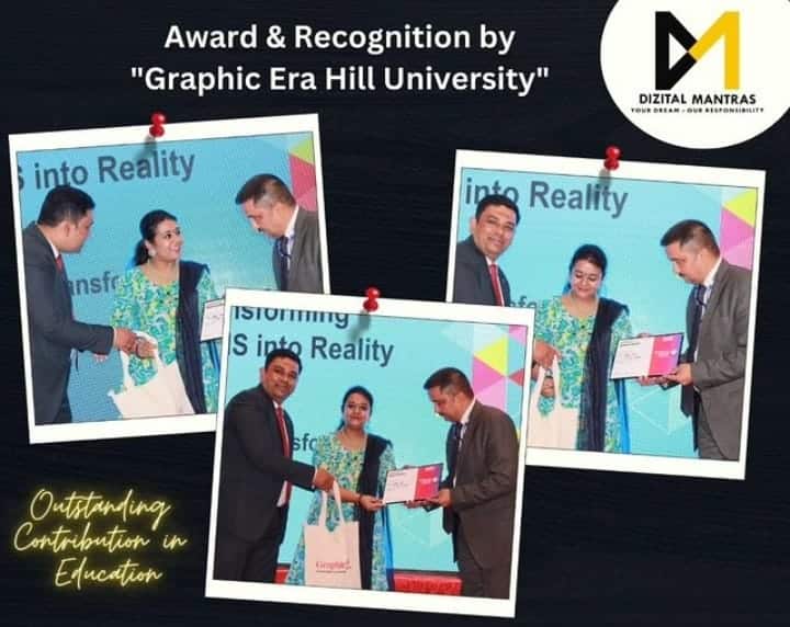 Award & Recognition by Graphic Era Hill University