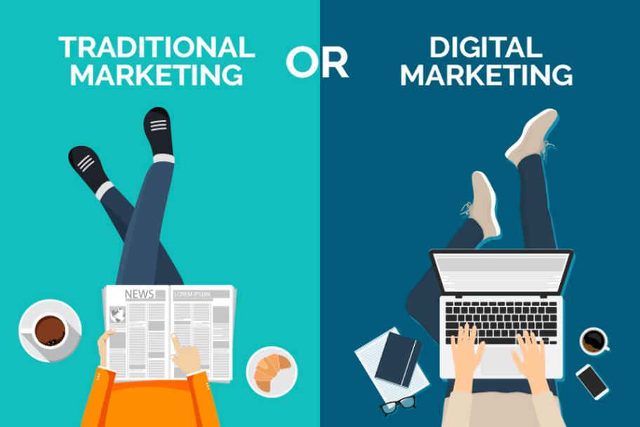 traditional and digital marketing