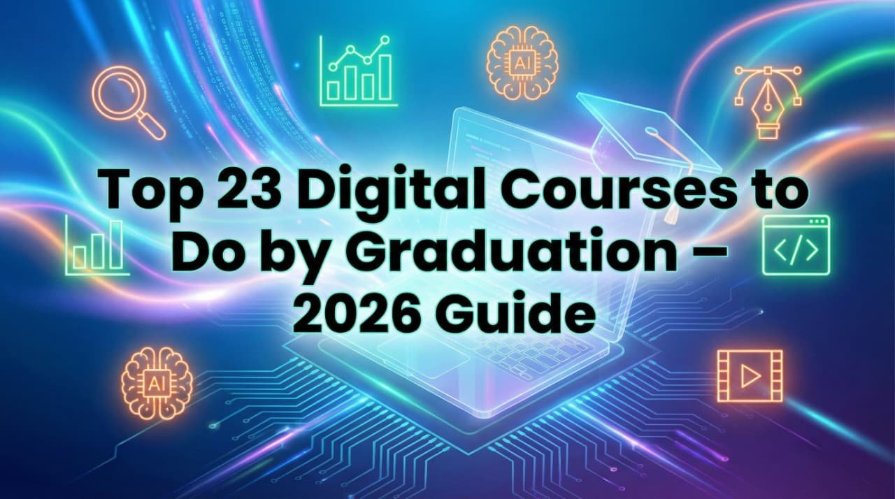 Best Top 23 Digital Courses to Do by Graduation in 2026