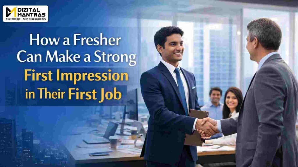 How a Fresher Can Make a Strong First Impression in Their First Job