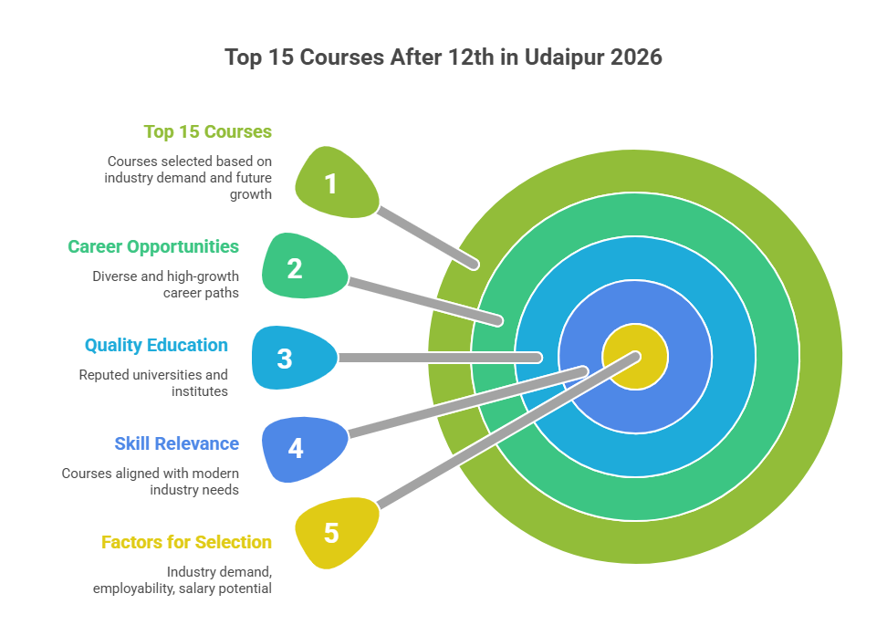 Top 15 Courses After 12th in Udaipur 2026: Best Colleges