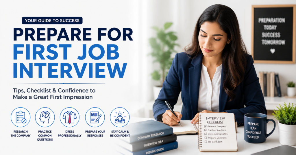 How to Prepare for First Job Interview: A Complete Beginner’s Guide 2026