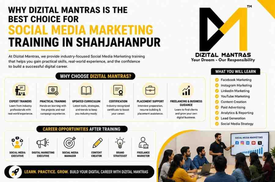 Social Media Marketing Course in Shahjahanpur