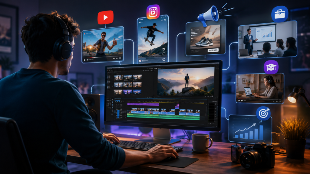 video editing course in shajhanpur