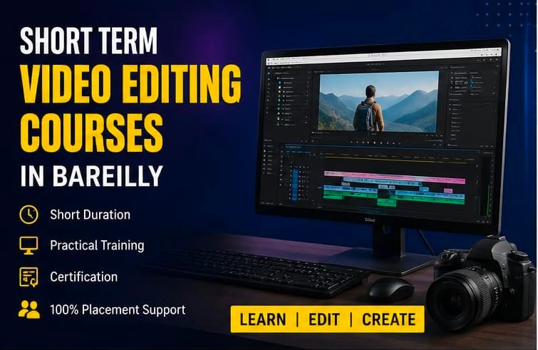 short term video editing courses in bareilly