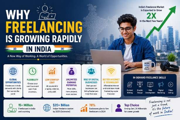Why Freelancing Is Growing Rapidly in India