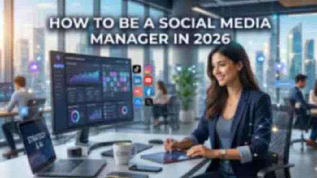 how to be a Social media manager in 2026